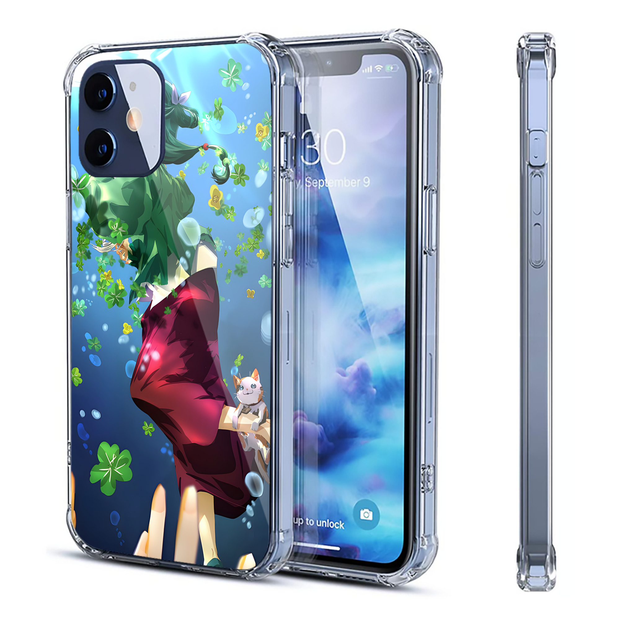（画像用） 薬屋のひとりごと The Apothecary Diaries 【iPhone 12シリーズ対応】透明スマホケース（クリアソフトケース）